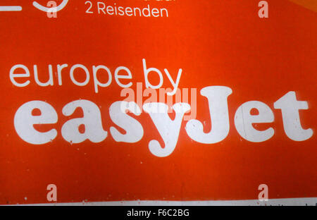 Markenname : 'easy jet', Berlin. Banque D'Images