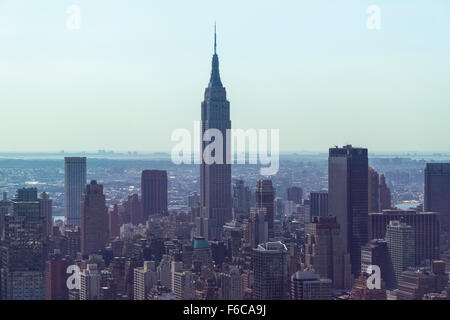 New York City - Manhattan skyline de dessus Banque D'Images