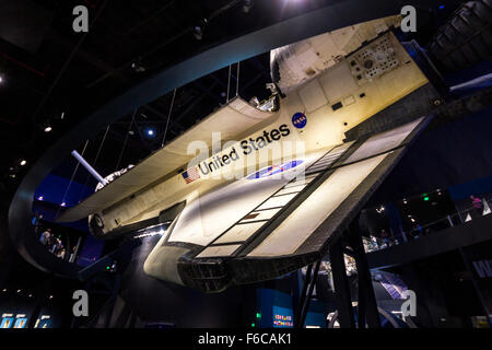 La navette Atlantis au Kennedy Space Center Banque D'Images