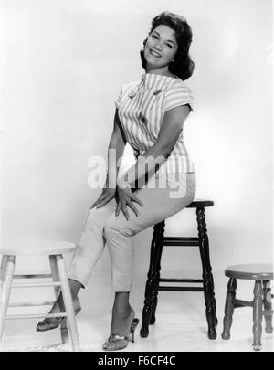 CONNIE FRANCIS photo promotionnelle de chanteur sur 1958 Banque D'Images