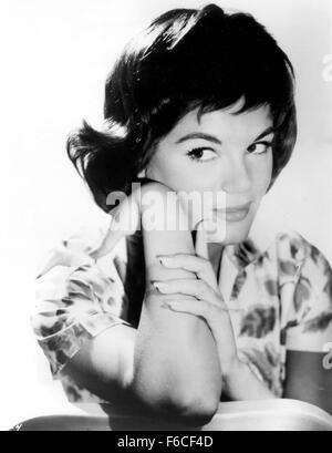 CONNIE FRANCIS photo promotionnelle de chanteur en 1961 Banque D'Images