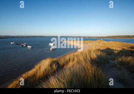 Crow Point dans la Taw/Torridge estuaire. Braunton Burrows. Devon. UK. Banque D'Images