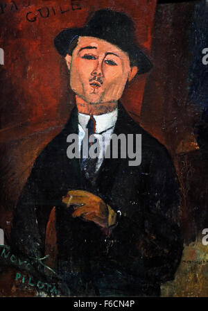 Paul Guillaume Novo Pilota Par Amedeo Modigliani 1915 Mus e De L paul-guillaume-novo-pilota-par-amedeo-modigliani-1915-mus-e-de-l