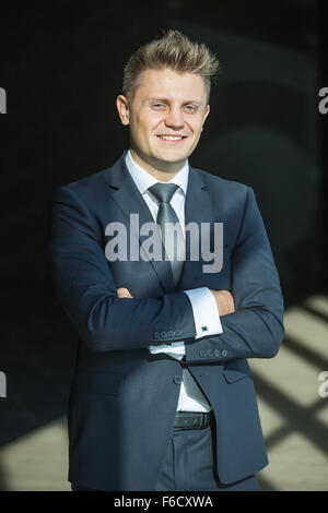 Portrait de classy businessman Banque D'Images