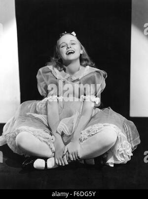 1 janvier, 1930 - Charlotte Henry sur-ensemble du film, Alice au Pays des Merveilles, 1933 (Image Crédit : Glasshouse c/photos) Banque D'Images