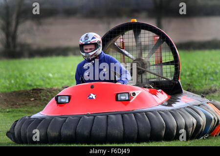 L'essai d'un hover craft. Banque D'Images