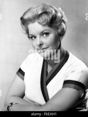 DATE DE SORTIE : 1959. STUDIO : MGM. PLOT : vendeuse falls pour les plus jeunes d'une société dirigée par deux frères. L'elder falls pour elle, mais l'intention de l'aider à obtenir son frère parce qu'il ne sait même pas qu'il est dans l'amour. Banque D'Images