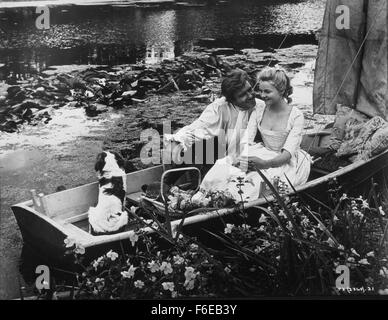 1 janvier, 1960 - Albert Finney et Susannah York, On-Set du film, Tom Jones, 1963 (Image Crédit : Glasshouse c/photos) Banque D'Images