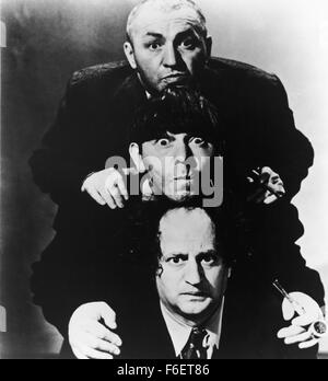 Aug 05, 1970 ; Hollywood, CA, USA (bas-haut) : LARRY FINE, CURLY HOWARD et MOE HOWARD de 'Les trois Stooges.' Banque D'Images