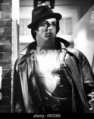 Jun 15, 1979 ; Philadelphia, PA, USA ; comme Rocky Balboa Sylvester Stallone dans l'action, le sport, le théâtre 'Rocky II' réalisé par Sylvester Stallone. Banque D'Images