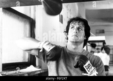 Jun 15, 1979 ; Philadelphia, PA, USA ; comme Rocky Balboa Sylvester Stallone dans l'action, le sport, le théâtre 'Rocky II' réalisé par Sylvester Stallone. Banque D'Images