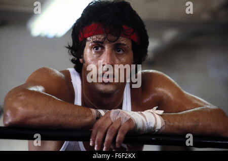 Jun 15, 1979 ; Philadelphia, PA, USA ; comme Rocky Balboa Sylvester Stallone dans l'action, le sport, le théâtre 'Rocky II' réalisé par Sylvester Stallone. Banque D'Images