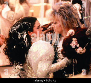 1986 Columbia Tri-Star labyrinthe/fim avec Jennifer Connelly et David Bowie Banque D'Images