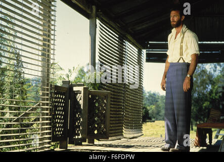 14 mai, 1987 ; Bowraville, New South Wales, Australie ; acteur BRYAN BROWN stars comme Sonny Hills dans le Ken Cameron réalisé le théâtre, "La bonne femme". Banque D'Images