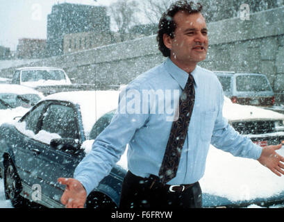 Feb 12, 1993 ; Hollywood, CA, USA ; Bill Murray comme Phil Connors dans la fantaisie, romantique, comédie ''Groundhog Day'' réalisé par Harold Ramis. Banque D'Images