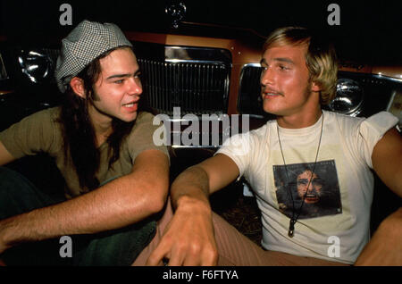 Sep 10, 1993 ; Austin, TX, USA ; RORY COCHRANE et MATTHEW MCCONAUGHEY star comme Ron et David Slater Wooderson dans la comédie drame 'Dazed et confus" réalisé par Richard Linklater. Banque D'Images