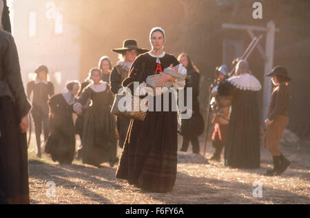 Nov 11, 1994 ; BC, Canada ; l'actrice Demi Moore comme Hester Prynne dans 'The Scarlet Letter'. Réalisé par Roland Joffe. Banque D'Images