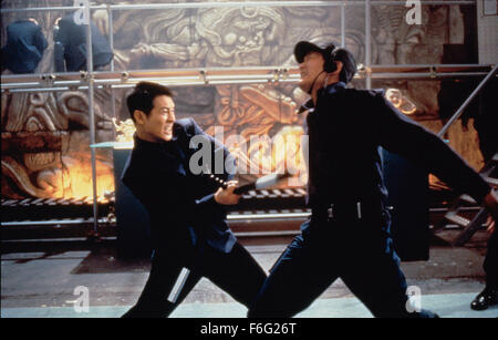 18 mai, 1995 ; Hollywood, CA, USA ; Image de Corey Yuen's Film 'Jet Li's l'Enforcer' avec JET LI comme Kung Wei. Banque D'Images