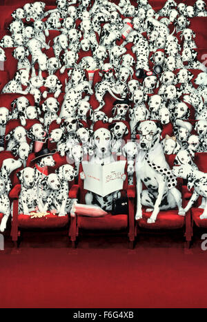 Jan 21, 1996 ; Londres, Royaume-Uni ; une scène dans "Les 101 Dalmatiens". Réalisé par Stephen Herek Banque D'Images