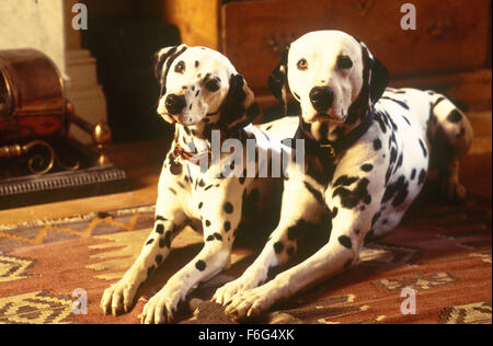 Jan 21, 1996 ; Londres, Royaume-Uni ; une scène dans "Les 101 Dalmatiens". Réalisé par Stephen Herek Banque D'Images