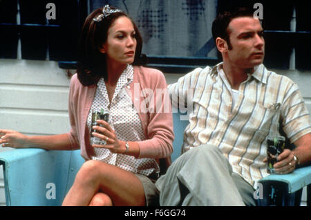 Sep 12, 1999 ; Montréal, QC, CANADA ; l'actrice Diane Lane que Pearl Kantrowitz et acteur LIEV SHREIBER comme Marty Kantrowitz dans 'une marche sur la Lune". Réalisé par Tony Goldwyn. Banque D'Images