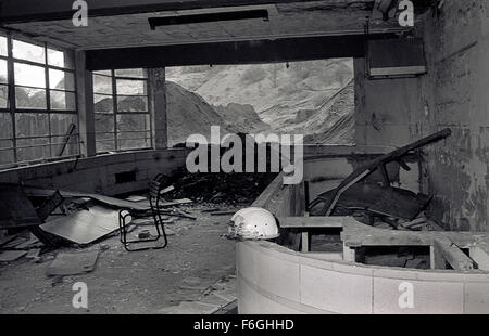 La mine abandonnée, dans le sud du Pays de Galles. Hafodrynys a été une mine qui était un éléphant blanc. La mine a fermé en 1966. Banque D'Images