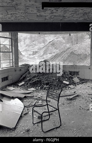 La mine abandonnée, dans le sud du Pays de Galles. Hafodrynys a été une mine qui était un éléphant blanc. La mine a fermé en 1966. Banque D'Images