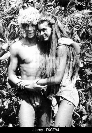 Jun 29, 2001 ; Toronto, Ontario, Canada ; le Blue Lagoon, 1980 film avec Brooke Shields et Christopher Atkins à propos de deux adolescents naufragés sur l'île du Pacifique Sud Banque D'Images