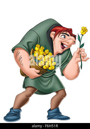 13 févr., 2002 ; Los Angeles, CA, USA ; une scène de "Le Bossu de Notre Dame 2'. Réalisé par Bradley Raymond. Banque D'Images