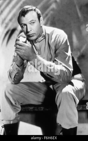 1939, le titre du film : beau geste, Réalisateur : William WELLMAN, Studio : Paramount, Photo : Apple, vêtements, Gary Cooper, de manger, de l'uniforme de la légion étrangère. (Crédit Image : SNAP) Banque D'Images