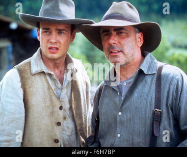 Mar 16, 2002 ; Hollywood, CA, USA ; Robin Dunne (à gauche) en tant que jeune Samuel Clemens et ADAM ARKIN comme Henry dans le drame ''à la dure'' réalisé par Charles Martin Smith. Banque D'Images