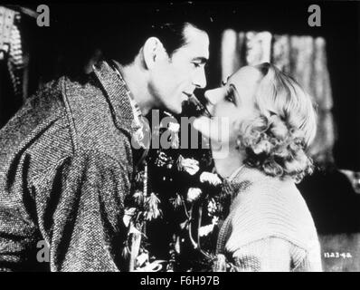 1931, le titre du film : Je prends cette femme, Directeur : MARION GERING, Studio : Paramount, Photo : Gary Cooper, MARION GERING, Carole Lombard. (Crédit Image : SNAP) Banque D'Images