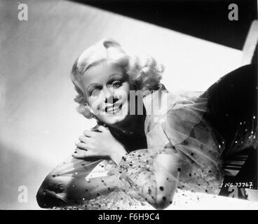 1933, le titre du film : BOMBSHELL, Réalisateur : VICTOR FLEMING, Studio : MGM, Photo : VICTOR FLEMING. (Crédit Image : SNAP) Banque D'Images