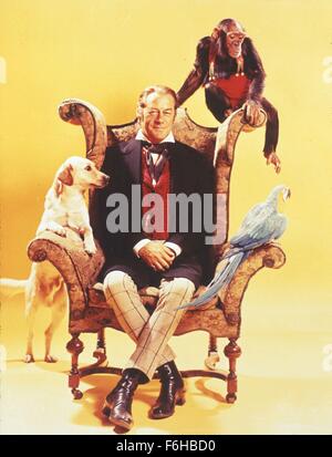 1967, le titre du film : Docteur Dolittle, Directeur : RICHARD FLEISCHER, Photo : CHIMP, chien, RICHARD FLEISCHER. (Crédit Image : SNAP) Banque D'Images