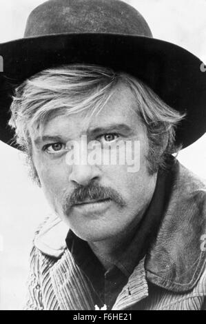 1969, le titre du film : Butch Cassidy et le Sundance Kid, Réalisateur : GEORGE ROY HILL, présenté : COW-BOY, chapeau, GEORGE ROY HILL, moustache. (Crédit Image : SNAP) Banque D'Images