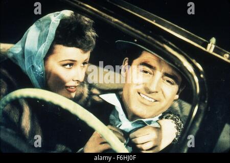 1943, le titre du film : Monsieur LUCKY, Directeur : H C POTTER, Studio : RKO, Photo : LARAINE DAY, Cary Grant. (Crédit Image : SNAP) Banque D'Images
