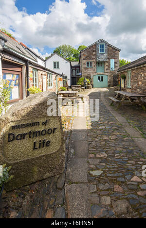 Museum of Dartmoor Life Museum et la cour de l'Okehampton Devon Uk Banque D'Images