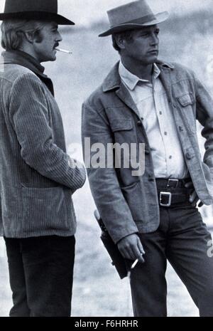 1969, le titre du film : Butch Cassidy et le Sundance Kid, Réalisateur : GEORGE ROY HILL, Photo : GEORGE ROY HILL, Paul Newman. (Crédit Image : SNAP) Banque D'Images