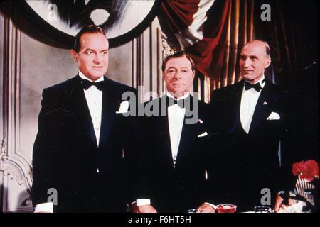 1957, le titre du film : BEAU JAMES, Directeur : MELVILLE SHAVELSON, Studio : Paramount, Photo : Bob Hope, George Jessel. (Crédit Image : SNAP) Banque D'Images