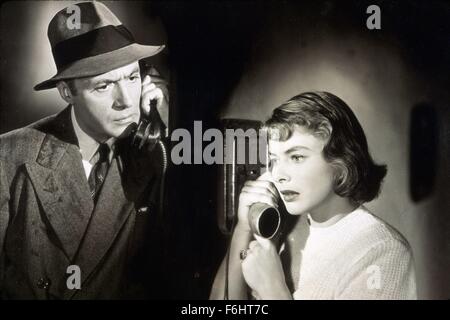 1948, le titre du film : l'ARC DE TRIOMPHE, Réalisateur : Lewis Milestone, Studio : UA, Photo : Ingrid Bergman, Charles Boyer, LEWIS MILESTONE. (Crédit Image : SNAP) Banque D'Images