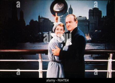 1957, le titre du film : BEAU JAMES, Directeur : MELVILLE SHAVELSON, Studio : Paramount, Photo : Bob Hope, VERA MILES. (Crédit Image : SNAP) Banque D'Images