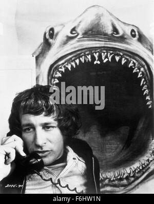 1975, le titre du film : JAWS, Réalisateur : Steven Spielberg, Studio : UNIV. (Crédit Image : SNAP) Banque D'Images