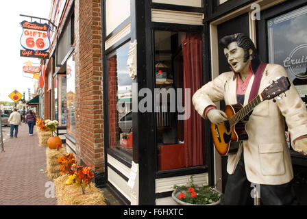 Elvis Statue Williams Arizona États-Unis Banque D'Images