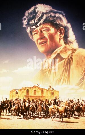 1960, le titre du film : ALAMO, Directeur : JOHN WAYNE, Studio : UA. (Crédit Image : SNAP) Banque D'Images