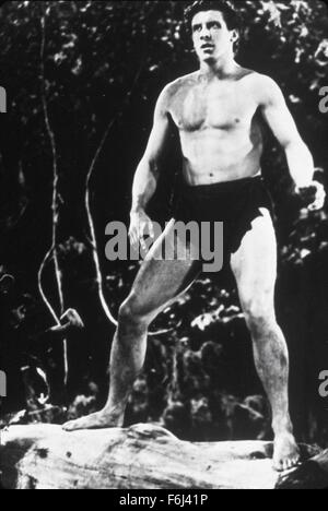 1938, le titre du film : TARZAN'S REVENGE, Photo : Caractère, Glenn Morris. (Crédit Image : SNAP) Banque D'Images