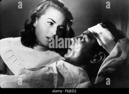 1951, le titre du film : ANNA, Directeur : Alberto Lattuada, Photo : Alberto Lattuada, Silvana Mangano. (Crédit Image : SNAP) Banque D'Images