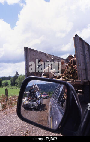 DATE DE SORTIE : Septembre 24, 2004. Titre du film : Les Carnets de voyage. STUDIO : FilmFour. Résumé : La dramatisation d'un road trip moto Che Guevara est passé dans sa jeunesse qui lui a montré sa vie de l'appelant. Sur la photo : . Banque D'Images