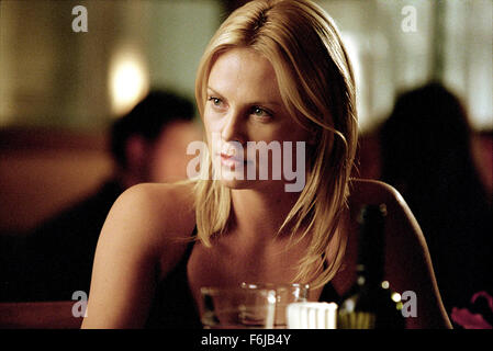 13 mai, 2003 ; Toronto, Ontario, Canada ; en 2003, Charlize Theron film Braquage à l'Italienne. Banque D'Images