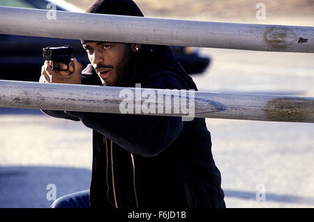 DATE DE SORTIE : 4 avril 2003 . Titre du film : Un homme à part. STUDIO : New Line Cinema. Résumé : Un homme connu sous le nom de Diablo émerge à la tête d'un cartel de drogue après le leader précédent est emprisonné. LARENZ TATE .SUR LA PHOTO : comme Demetrius Hicks. Banque D'Images