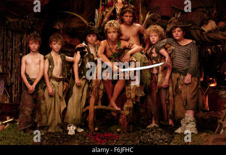 Le 09 décembre, 2003 ; Gold Coast, Queensland, Australie ; Scène de la famille fantasy/film d'action 'Peter Pan' réalisé par P.J. Hogan. Banque D'Images